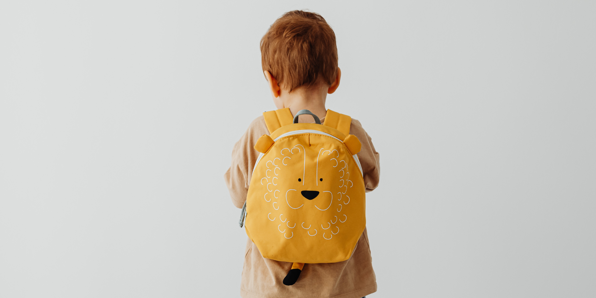 indergartenrucksack, Kinder, gelb, Tiermotiv, süß, leicht, praktisch