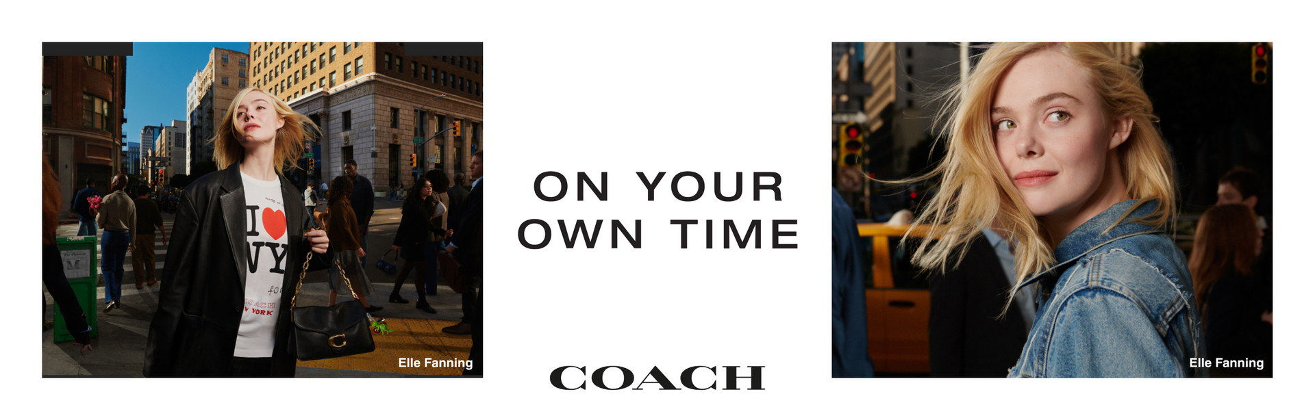 Coach, on your own time, Handtasche, Damenmode, Elle Fanning, Shopping, Lifestyle, Modeaccessoire