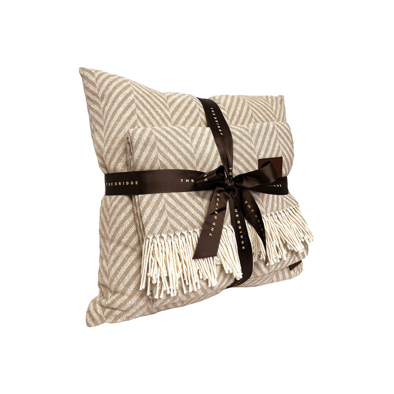 The Bridge Pillow and Blanket