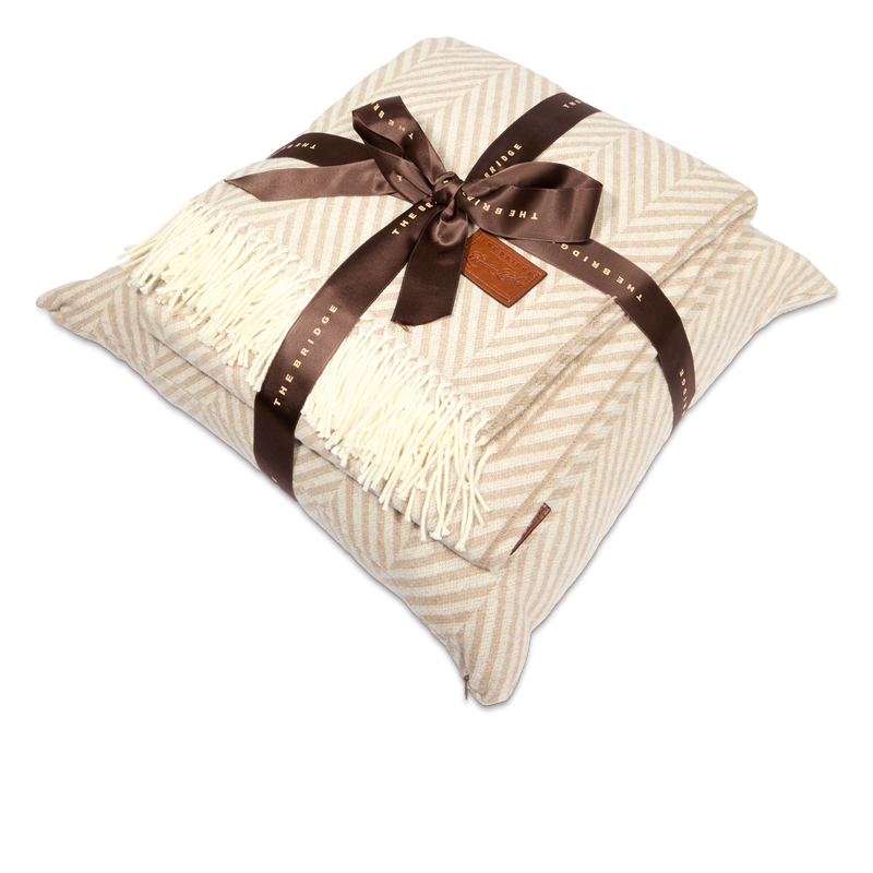 The Bridge Pillow and Blanket