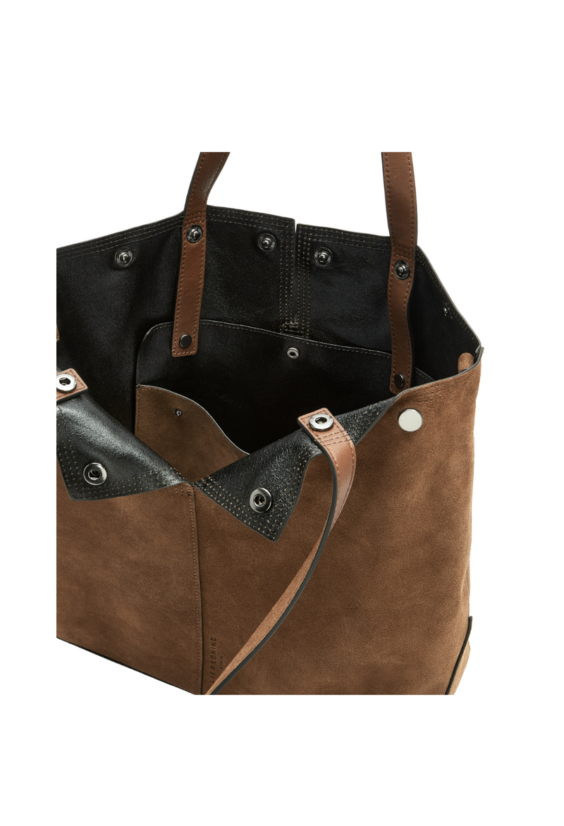 Liebeskind Berlin Rive Velour Leather Tote