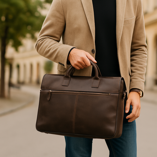 Taschen, sportlicher Look, Lederoptik, mehrere Reißverschlussfächer, quer getragen, für Herren