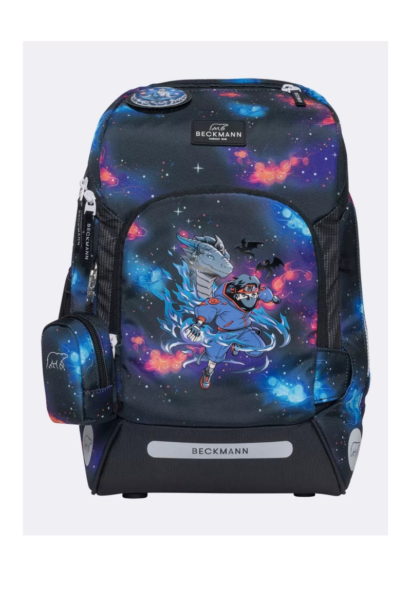 Conjunto de mochila escolar Beckmann Active Air Flx de 6 piezas Ninja Elements