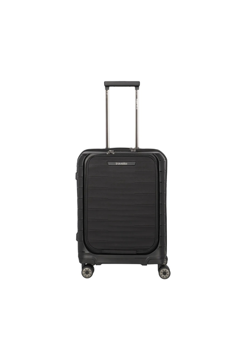 Black / XS (carry-on with 23cm depth) with front pocket