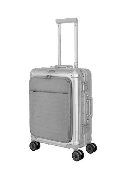 silver / XS (carry-on with 23cm depth) with front pocket