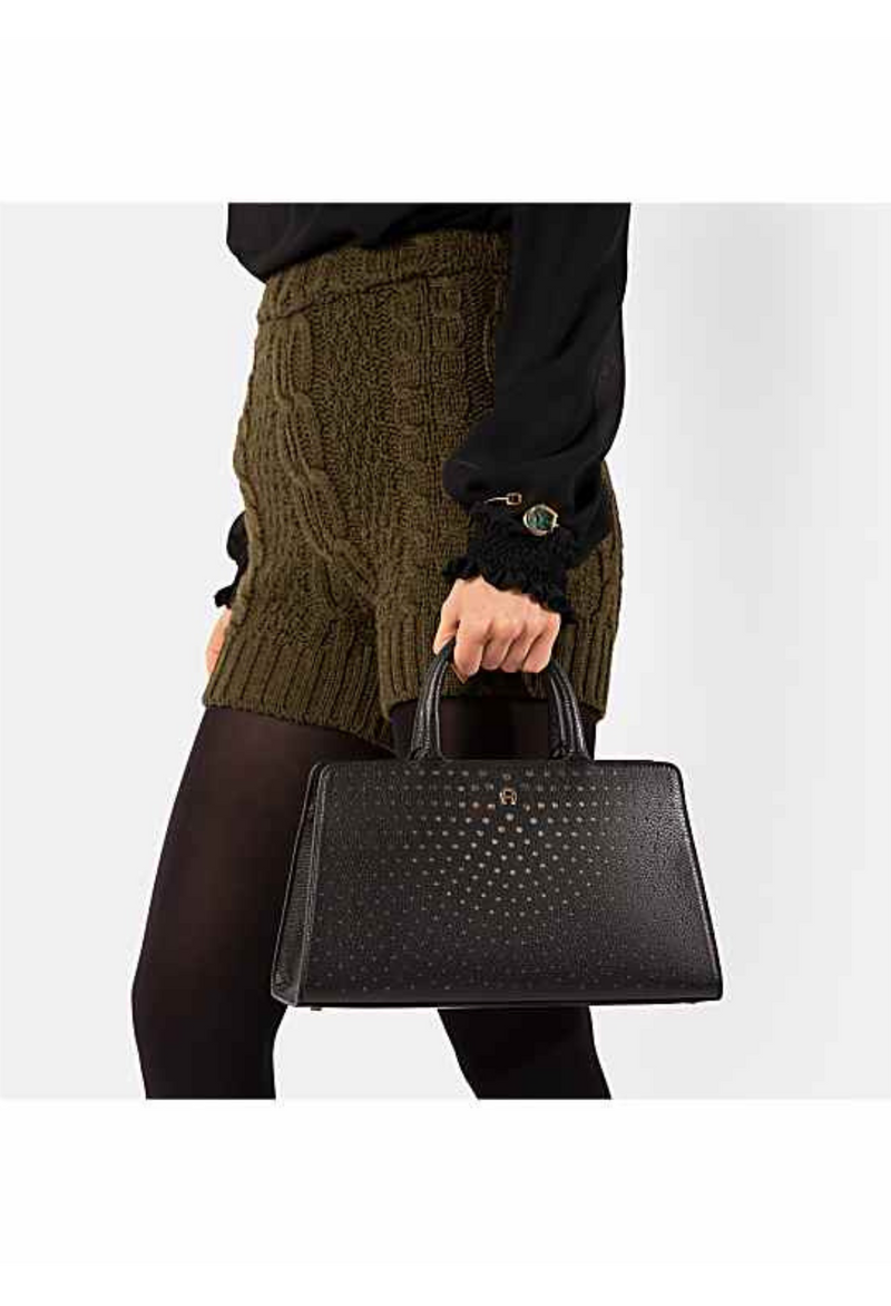 Aigner Cybill Sparkle Stretch Strap Handbag