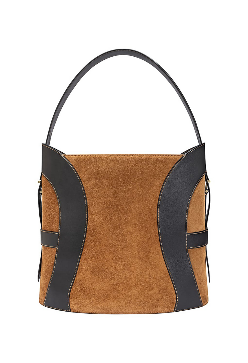 Aigner Deborah Bucket Bag Suede