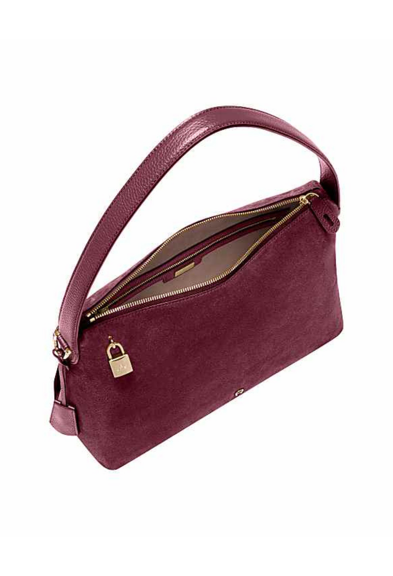 Aigner Delia Suede Bucket Bag