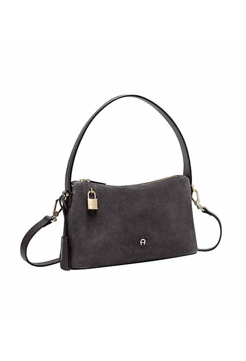 Aigner Delia Suede Bucket Bag