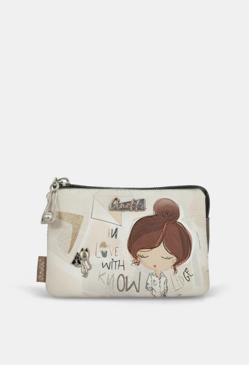 Anekke Sophia three-compartment wallet