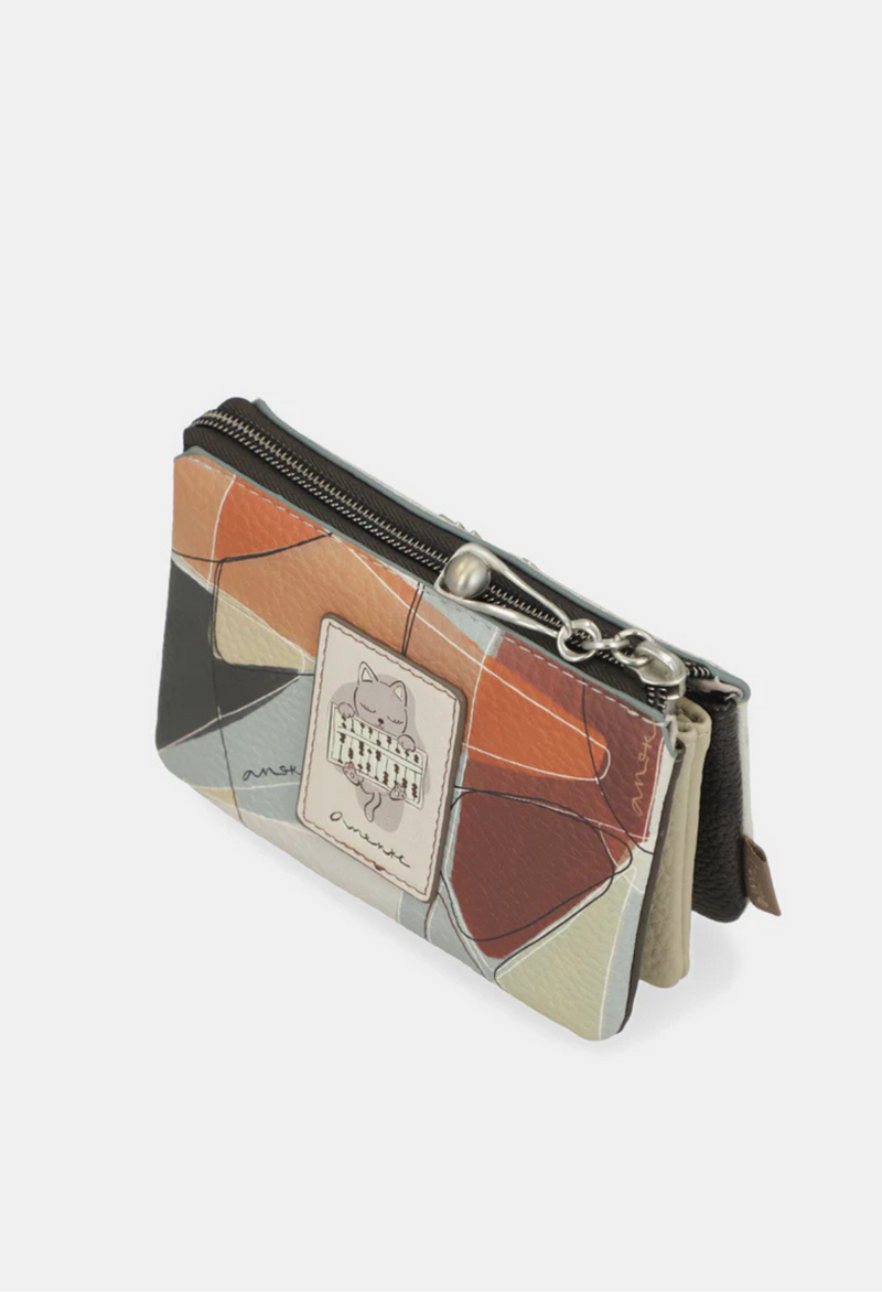 Anekke Sophia three-compartment wallet