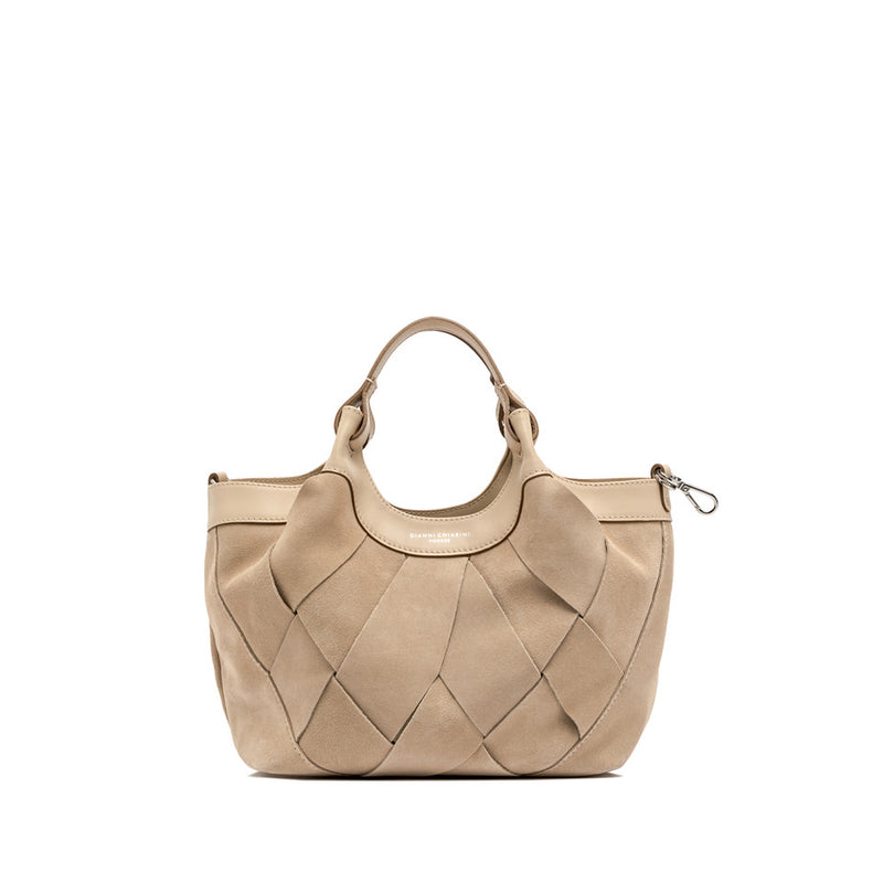 Gianni Chiarini Dua Beuteltasche Veloursleder Flecht