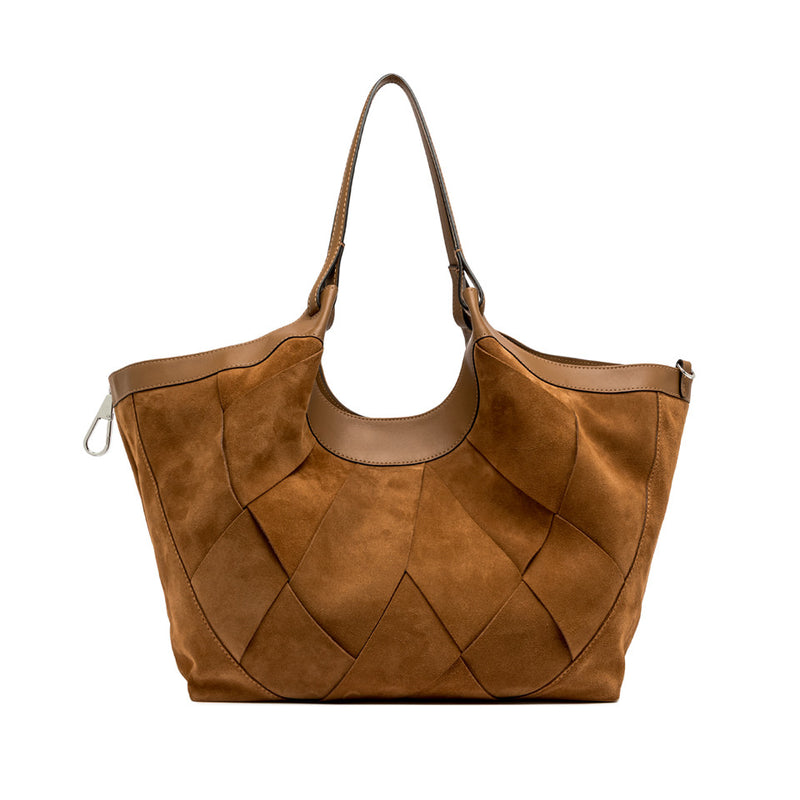 Gianni Chiarini Dua Bucket bag Velour leather Braided