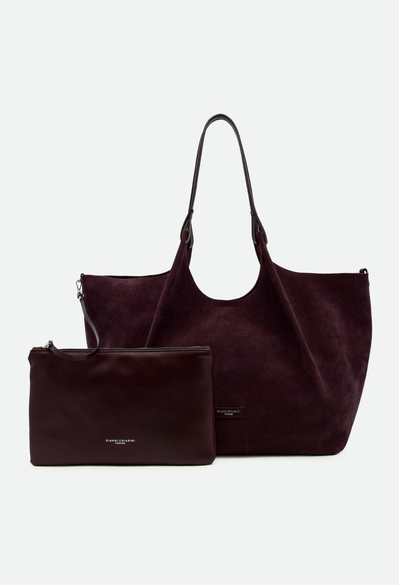 Gianni Chiarini Dua Beuteltasche Veloursleder