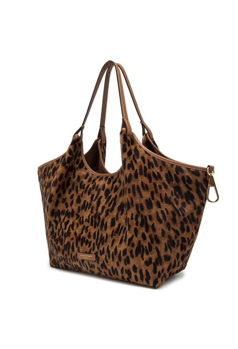 Gianni Chiarini Dua Bucket Bag with Cavallino effect