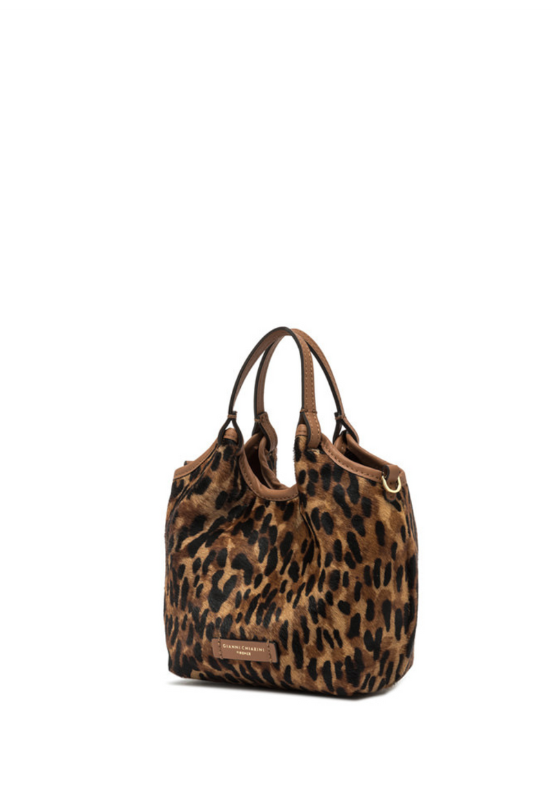 Gianni Chiarini Dua Bucket Bag with Cavallino effect