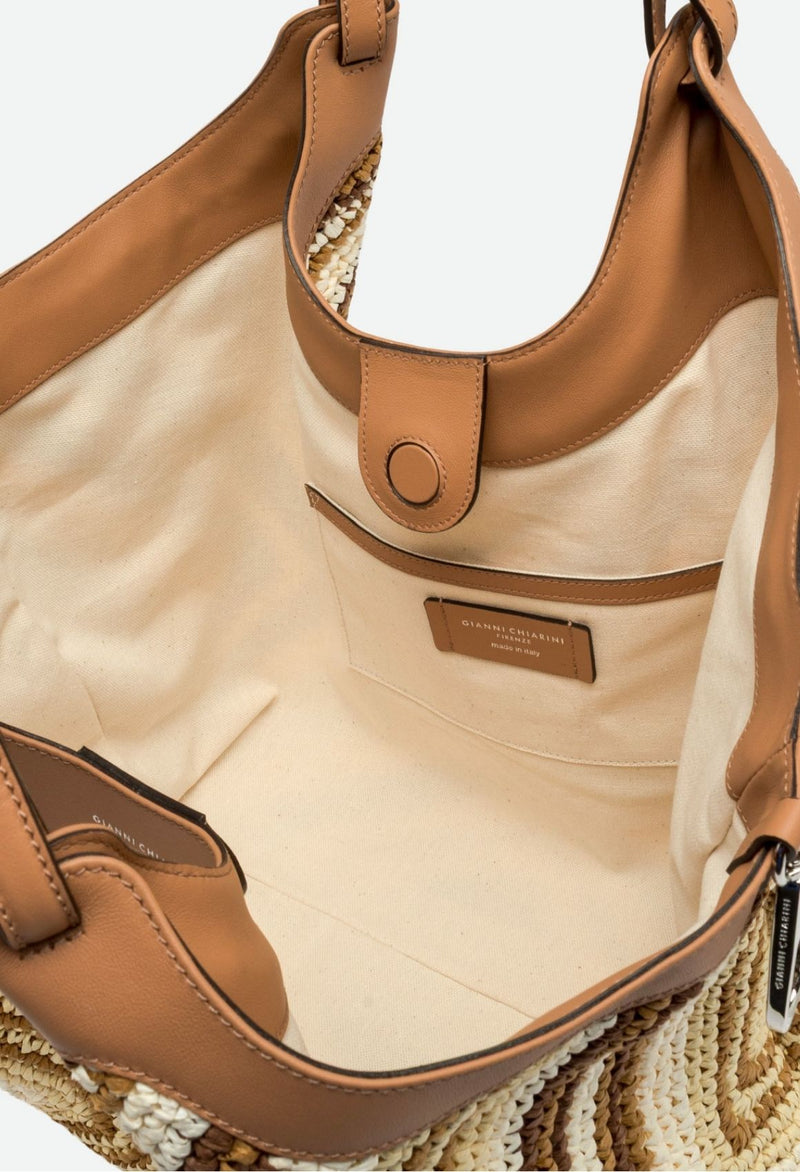 Gianni Chiarini Dua Beuteltasche Stroh