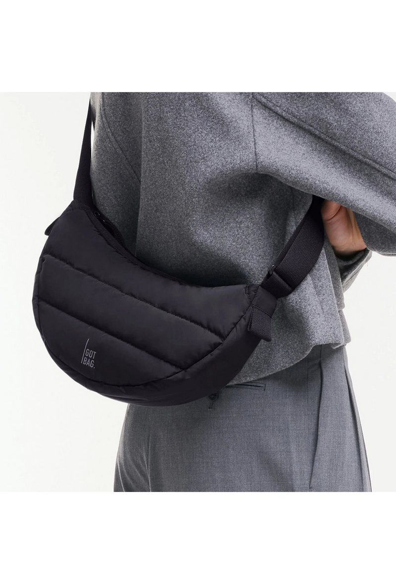 Got Bag Moon Bag Puffer Small Monochrome