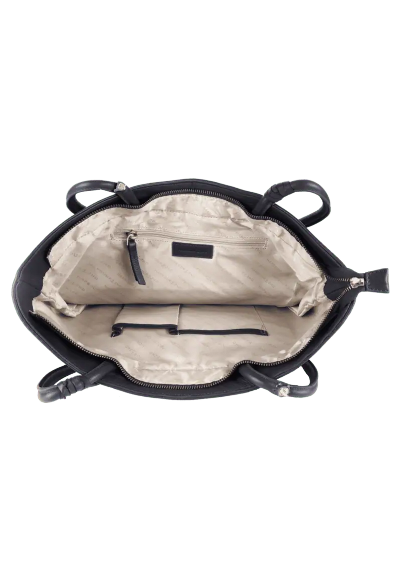 Harbour 2nd Amarilla bolso shopper de cuero