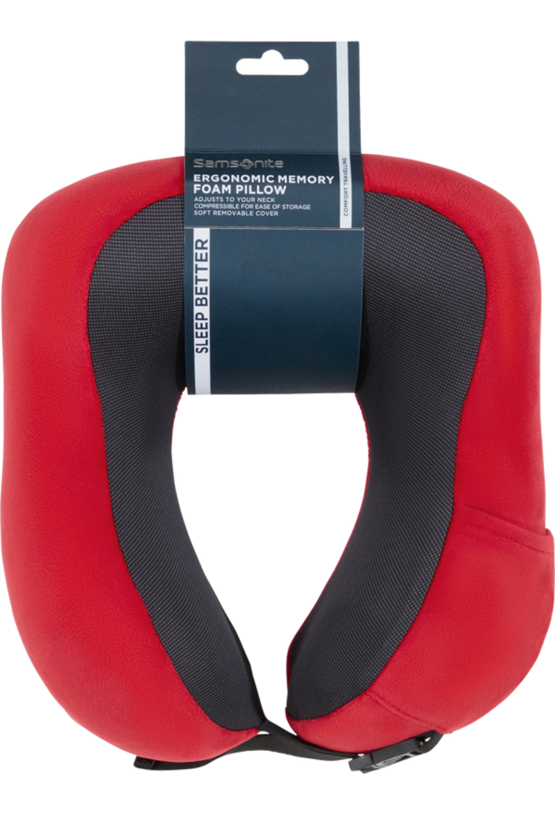Almohada ergonómica para cuello de espuma viscoelástica Samsonite