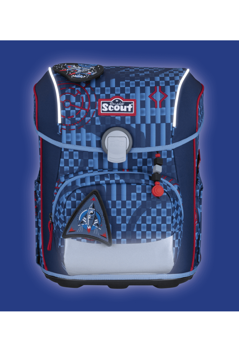 Scout Neo Exklusiv Safety Light zestaw tornistra szkolnego