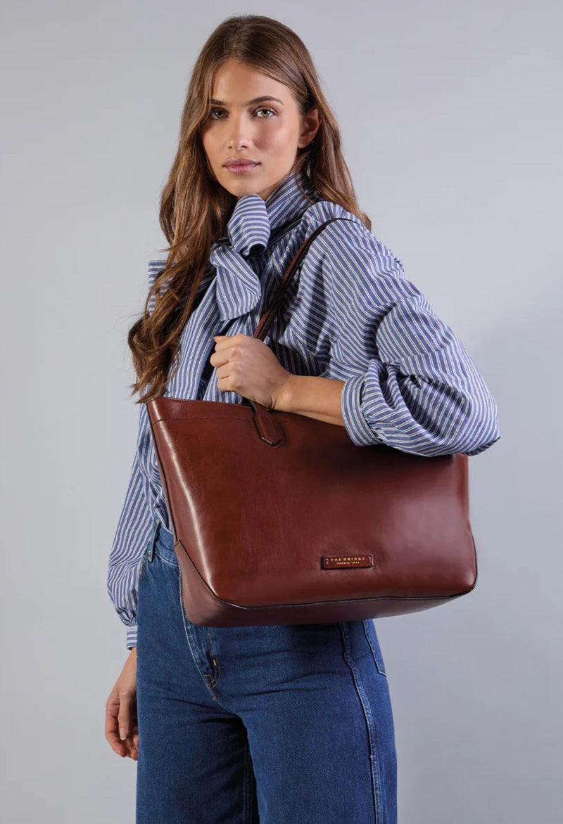 The Bridge Larissa Leather Shopper