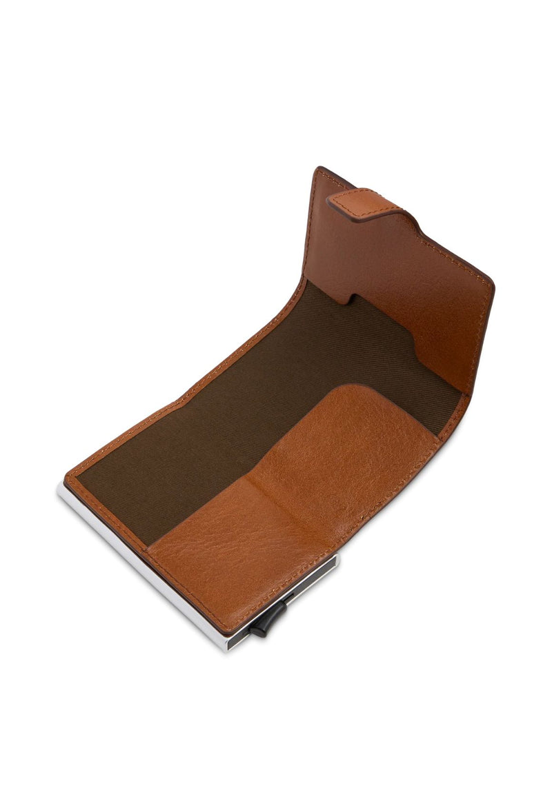 The Bridge Story Uomo RFID Leder Snap Kartenhalter