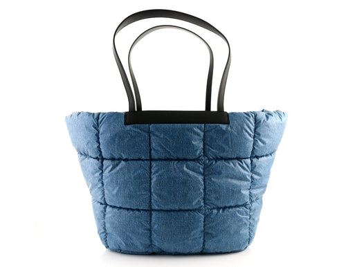 blau mit Muster