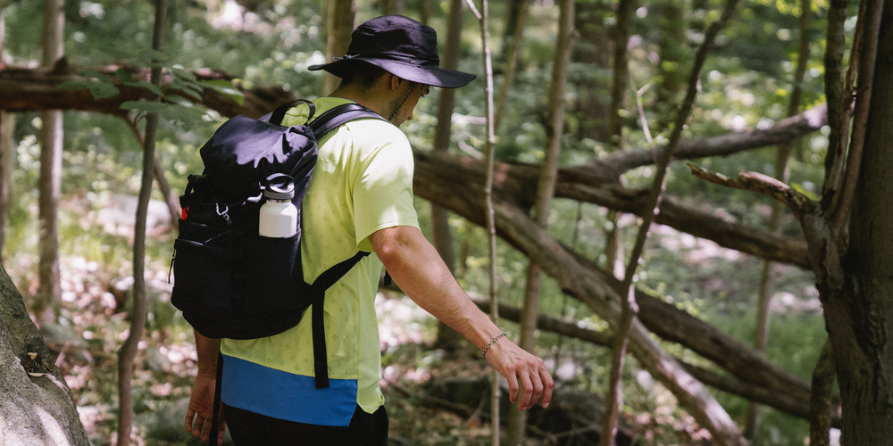 Nachhaltiger Rucksack, Outdoor, umweltfreundlich, Natur, Funktionalität