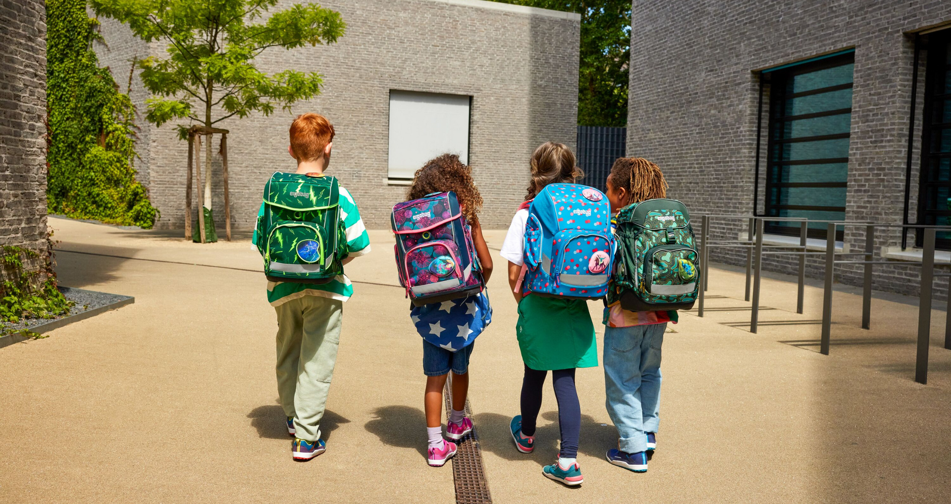 Ergobag, Schulrucksäcke, Kinder, Grundschule, bunte Designs, ergonomisch, rückenschonend, reflektierend, Schulstart