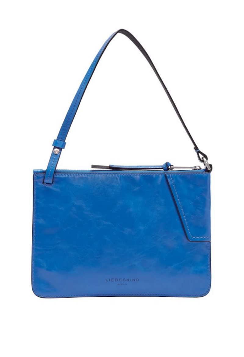 Liebeskind Berlin Mila Pochette Stropicciata Pool Borsa con Cerniera