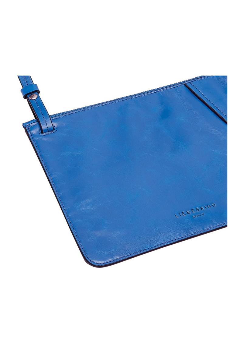 Liebeskind Berlin Mila Pochette Stropicciata Pool Borsa con Cerniera