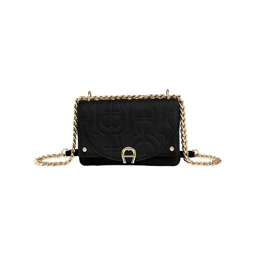 schwarz mit goldenen Details