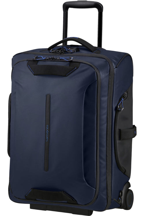 blau / XS (Handgepäck mit 23cm Tiefe) mit 2 Rollen / Backpack