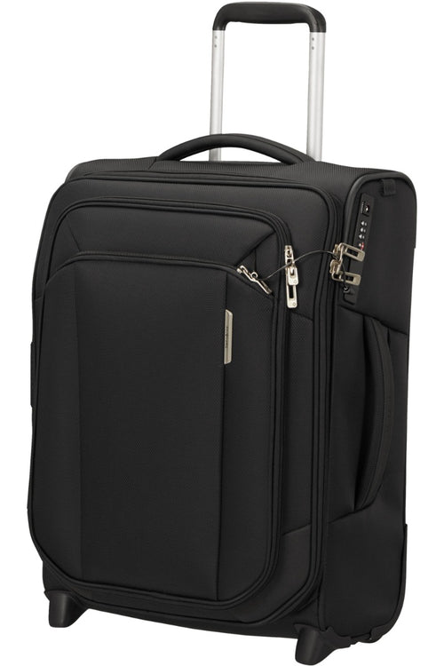 schwarz / XS (Handgepäck mit 23cm Tiefe) mit 2 Rollen