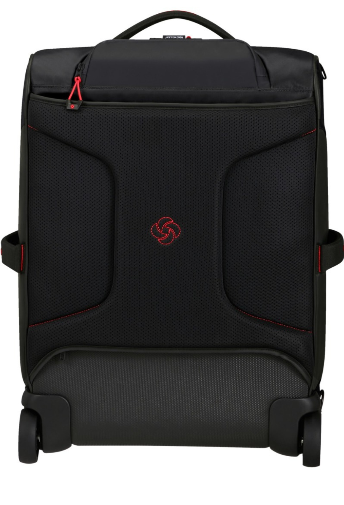 schwarz / XS (Handgepäck mit 23cm Tiefe) mit 2 Rollen / Backpack