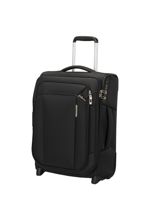 schwarz / XS (Handgepäck mit 23cm Tiefe) mit 2 Rollen