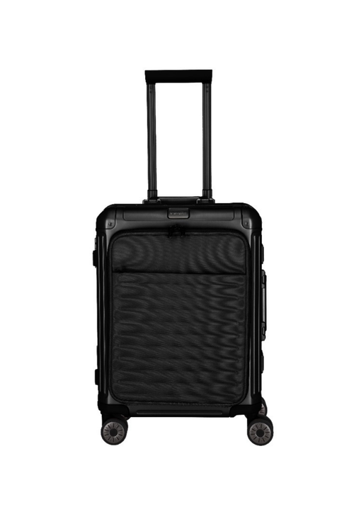 negro / XS (equipaje de mano con 23cm de profundidad) con bolsillo frontal