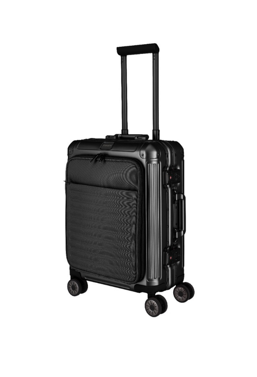 negro / XS (equipaje de mano con 23cm de profundidad) con bolsillo frontal