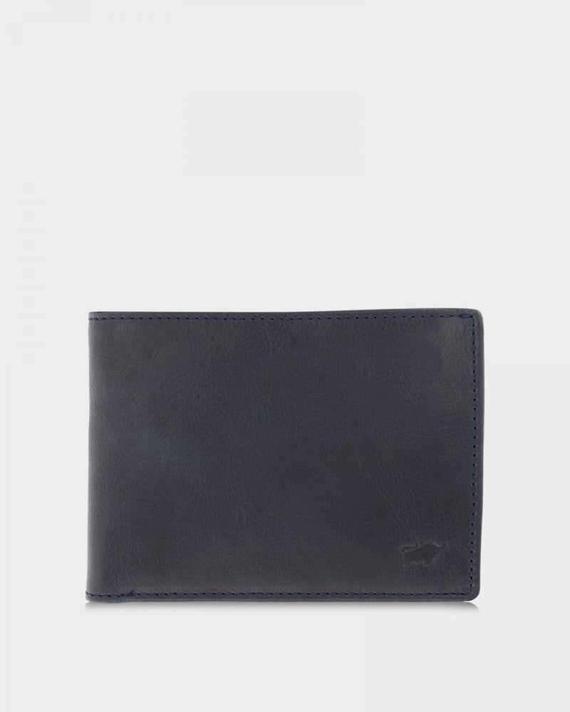 Braun Büffel Arezzo RFID blauwe portemonnee