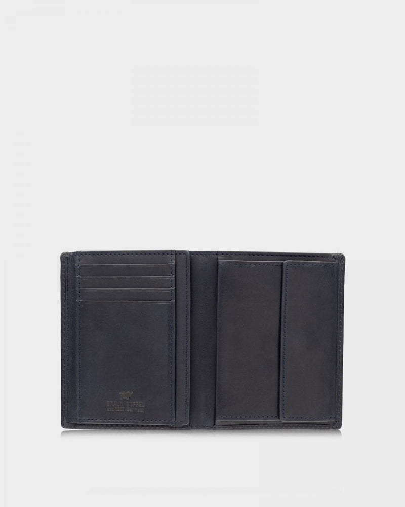 Braun Büffel Arezzo RFID blue wallet