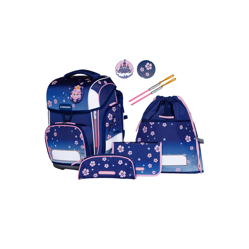 Set de mochila escolar Schneiders Ergolite de 9 piezas