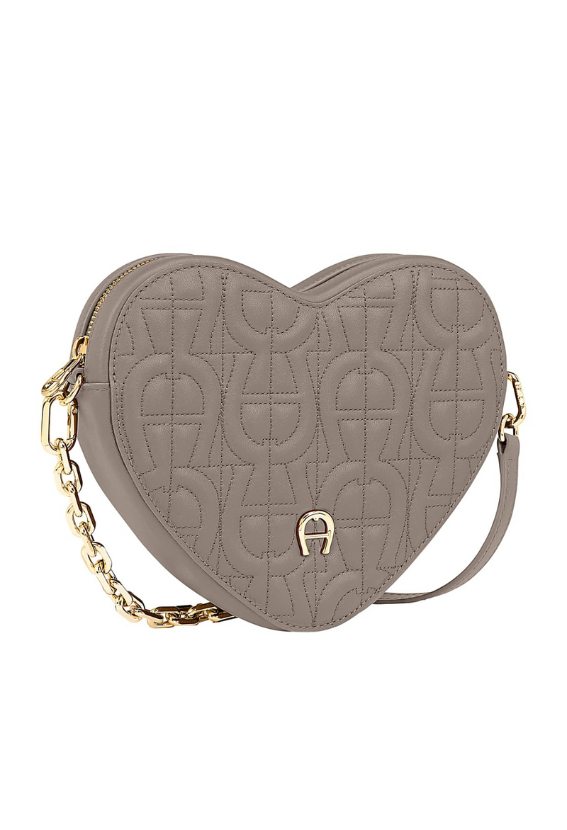 Aigner Heart zipper bag