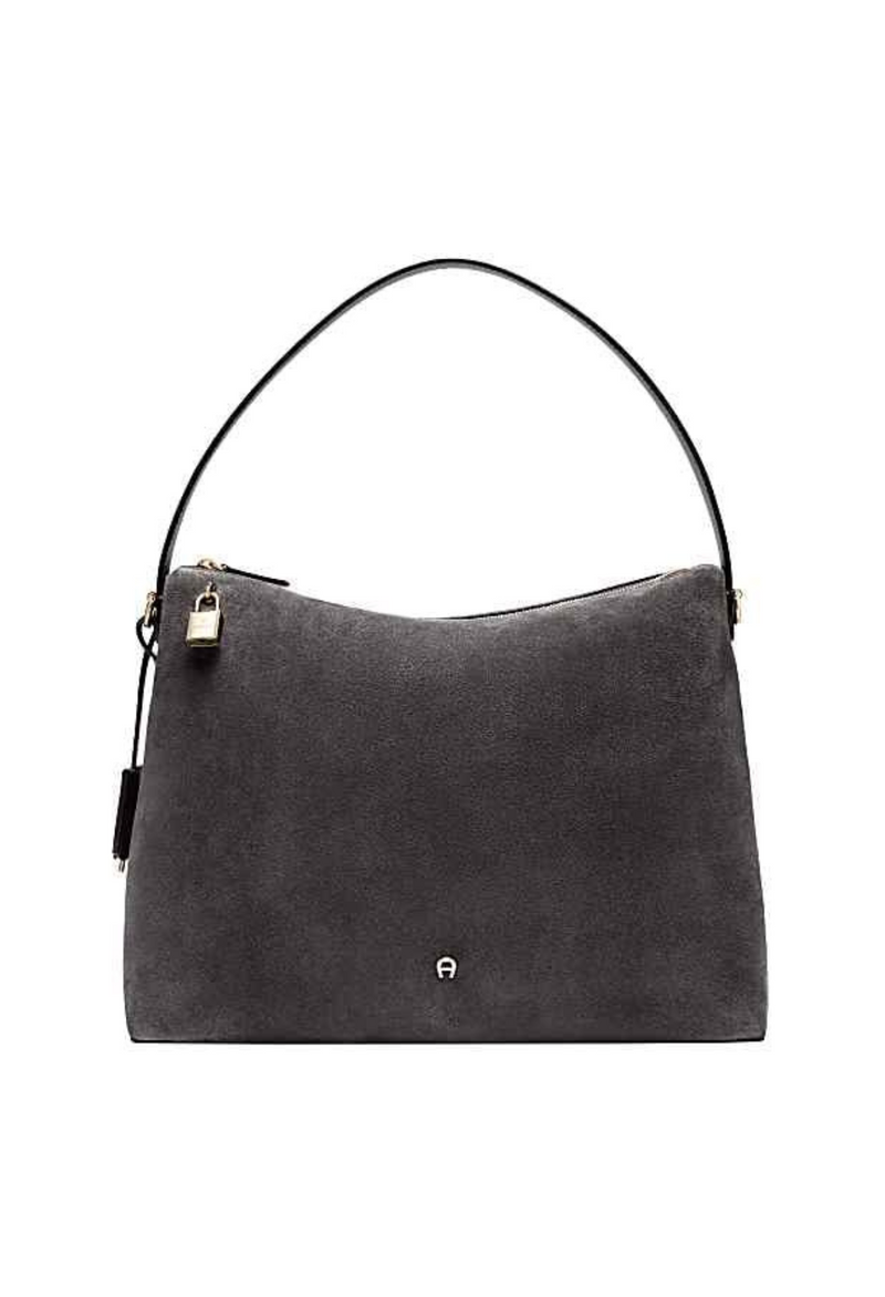 Aigner Delia Suede Bucket Bag