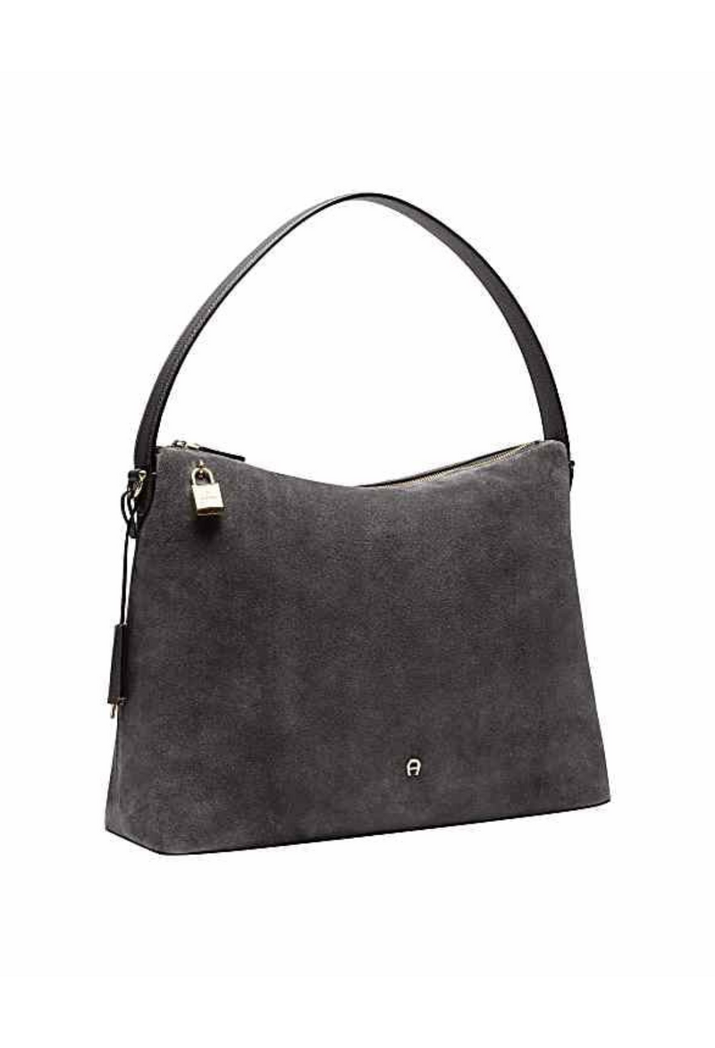 Aigner Delia Suede Bucket Bag