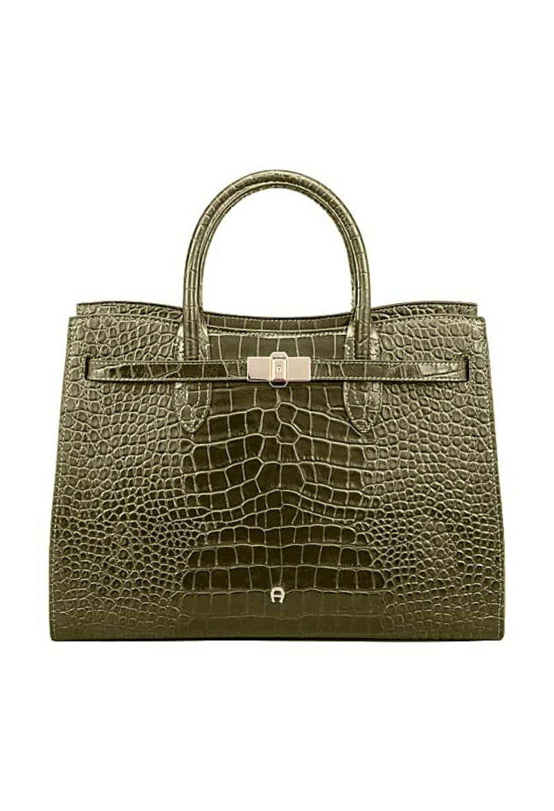 Aigner Farah Coccodrillo Shoulder Bag