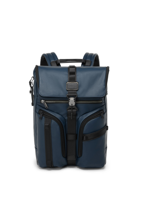 Navy Coated Canvas