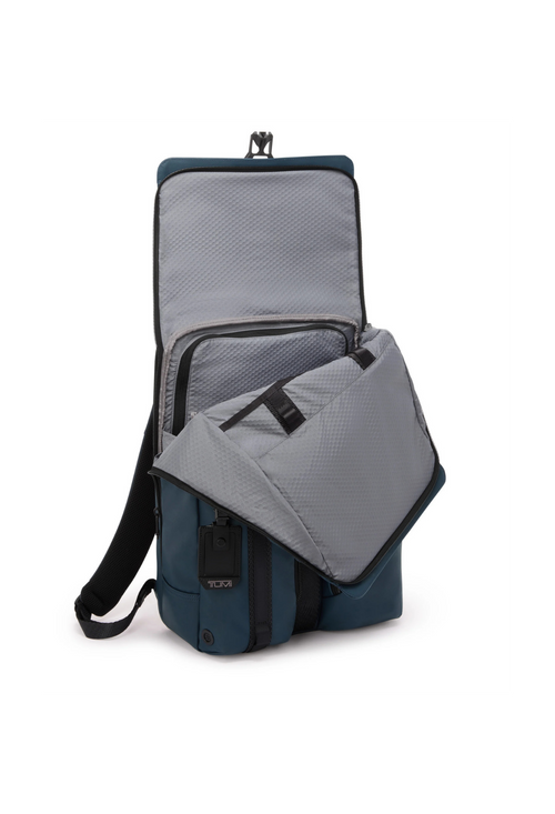 Navy Coated Canvas