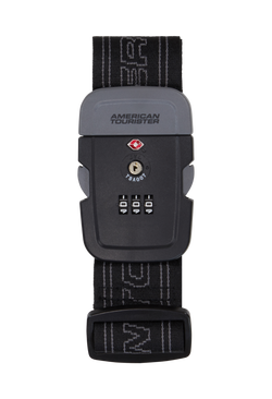 American Tourister luggage strap TSA lock