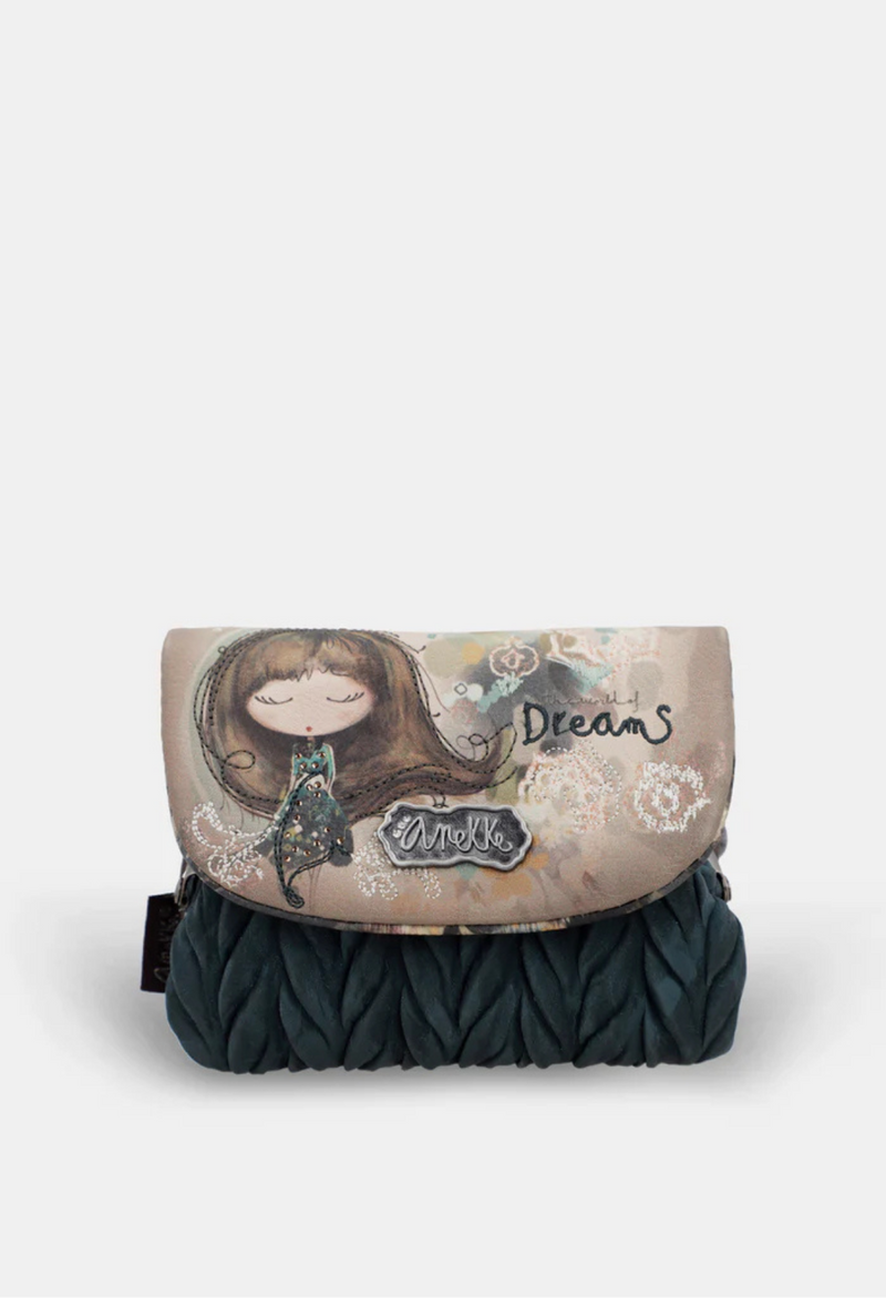 Anekke Real Wallet with Flap